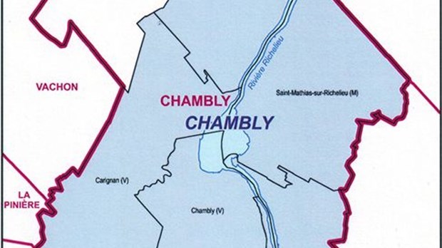 Saint-Basile-le-Grand fait partie du comté de Chambly