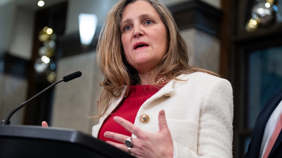 Alerte: Chrystia Freeland quitte le cabinet de Justin Trudeau